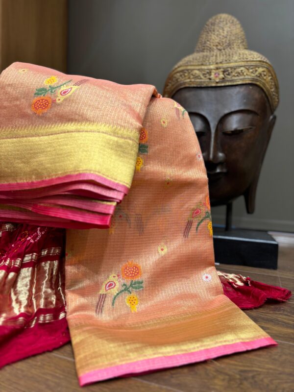 kota peach sarees