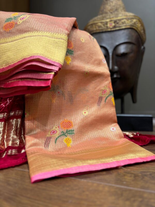 kota peach sarees